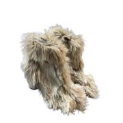 Pre-owned Fur boots Maison Margiela Pre-owned , Beige , Dames