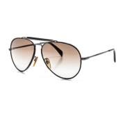 Aviator zonnebril met acetaat- en metalen montuur Eyewear by David Bec...