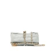 Pre-owned Leather chanel-bags Chanel Vintage , White , Dames