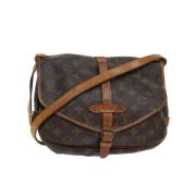 Pre-owned Canvas louis-vuitton-bags Louis Vuitton Vintage , Brown , Da...