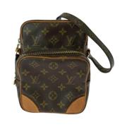 Pre-owned Canvas louis-vuitton-bags Louis Vuitton Vintage , Brown , Da...