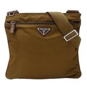 Pre-owned Nylon prada-bags Prada Vintage , Brown , Dames