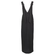 Elegante Jurk in Zwart Alysi , Black , Dames