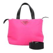 Pre-owned Nylon prada-bags Prada Vintage , Pink , Dames