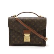 Pre-owned Canvas louis-vuitton-bags Louis Vuitton Vintage , Brown , Da...