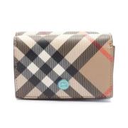 Pre-owned Canvas wallets Burberry Vintage , Brown , Dames