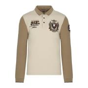 Polo Aeronautica Militare , Beige , Heren