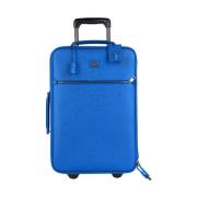 Leren Trolley met Compartimenten en Zakken Dolce & Gabbana , Blue , He...