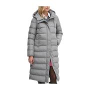 Ademende Polyesterjas Anylla Stijl Geox , Gray , Dames