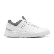 Witte Sneakers met Mesh Inzetstukken On Running , White , Dames