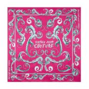 Chromo Couture Fuchsia Sjaal Versace Jeans Couture , Pink , Dames