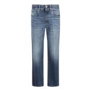 Blauwe Denim Broek Brunello Cucinelli , Blue , Dames