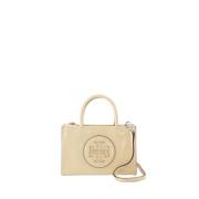 Mini Shopper Tas in Beige Nylon Tory Burch , Beige , Dames