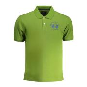 Groene Polo Shirt Korte Mouwen Heren La Martina , Green , Heren