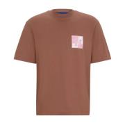 Heren Nabric T-shirt Hugo Boss , Brown , Heren