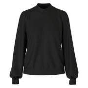 Geribbeld T-shirt met lange mouwen en raglanmouwen Marc Cain , Black ,...