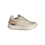 Beige Sneaker met Contrastdetails Laura Biagiotti , Beige , Heren