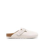 Stijlvolle Suede Klomp Birkenstock , White , Heren