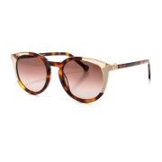 Vierkante Acetaat Zonnebril Ch0053S Carolina Herrera , Brown , Dames