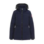 Blauwe Jas voor Chic Outdoor Avonturen Canada Goose , Blue , Dames