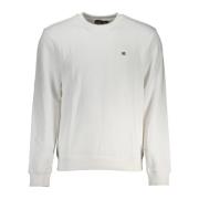 Hoodie Wit Lange Mouw Napapijri , White , Heren