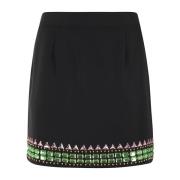 Versierde Glaciers Rok Essentiel Antwerp , Black , Dames