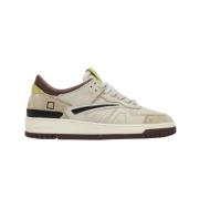 Stijlvolle Sneakers voor Mannen en Vrouwen D.a.t.e. , Beige , Heren