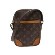 Pre-owned Canvas shoulder-bags Louis Vuitton Vintage , Brown , Dames