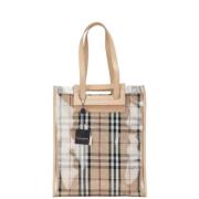 Pre-owned Canvas totes Burberry Vintage , Beige , Dames