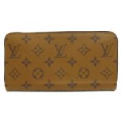 Pre-owned Leather wallets Louis Vuitton Vintage , Brown , Dames