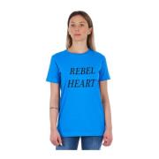 Bedrukt T-shirt - Voor- en Achterkantprint Frankie Morello , Blue , Da...