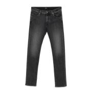 Blauwe Divisie Sartorial Denim Jeans Incotex , Gray , Heren