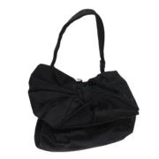 Pre-owned Canvas handbags Valentino Vintage , Black , Dames