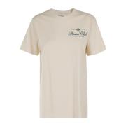 Stijlvolle Fitness T-shirt Sporty & Rich , Beige , Dames