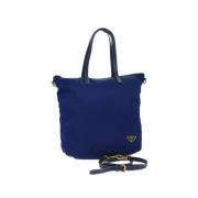 Pre-owned Nylon prada-bags Prada Vintage , Blue , Dames