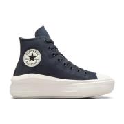 Luxe Suede Platform Sneakers Converse , Blue , Dames