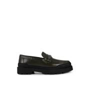 Millennial Ribot GG Logo Loafers Gucci , Green , Heren