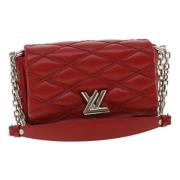 Pre-owned Leather louis-vuitton-bags Louis Vuitton Vintage , Red , Dam...