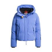 Geribbelde Winterjas - Vrouw Korenbloem Parajumpers , Blue , Dames