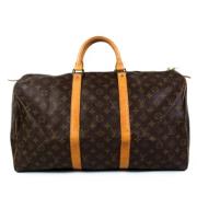 Pre-owned Canvas louis-vuitton-bags Louis Vuitton Vintage , Brown , Da...