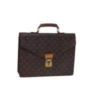 Pre-owned Canvas handbags Louis Vuitton Vintage , Brown , Dames