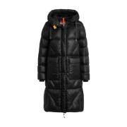 Zwarte winterjas voor vrouwen Parajumpers , Black , Dames