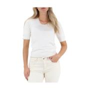 Witte Trui Elegant Veelzijdig Chic Liu Jo , White , Dames