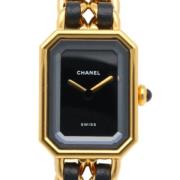 Pre-owned Metal watches Chanel Vintage , Black , Dames