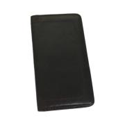 Pre-owned Leather wallets Louis Vuitton Vintage , Black , Dames