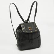 Pre-owned Leather backpacks MCM Pre-owned , Black , Dames