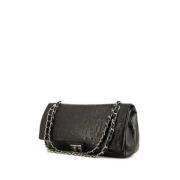 Pre-owned Leather chanel-bags Chanel Vintage , Black , Dames