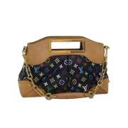 Pre-owned Canvas handbags Louis Vuitton Vintage , Black , Dames