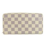 Pre-owned Fabric wallets Louis Vuitton Vintage , White , Dames