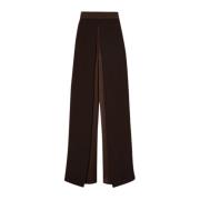 Satin Palazzo Ceremonie Broek Liu Jo , Brown , Dames